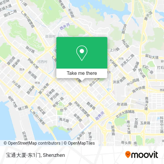 宝通大厦-东1门 map