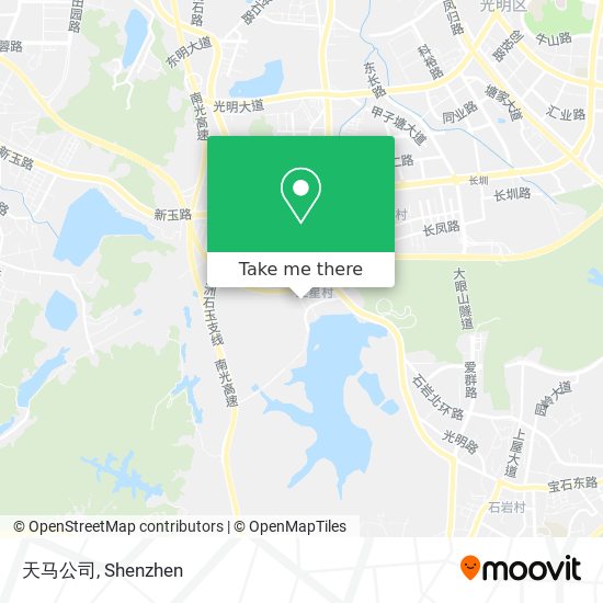 天马公司 map