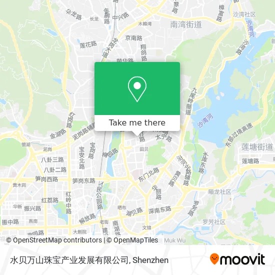 水贝万山珠宝产业发展有限公司 map