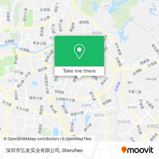 深圳市弘友实业有限公司 map