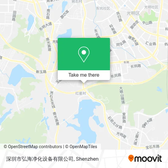 深圳市弘海净化设备有限公司 map