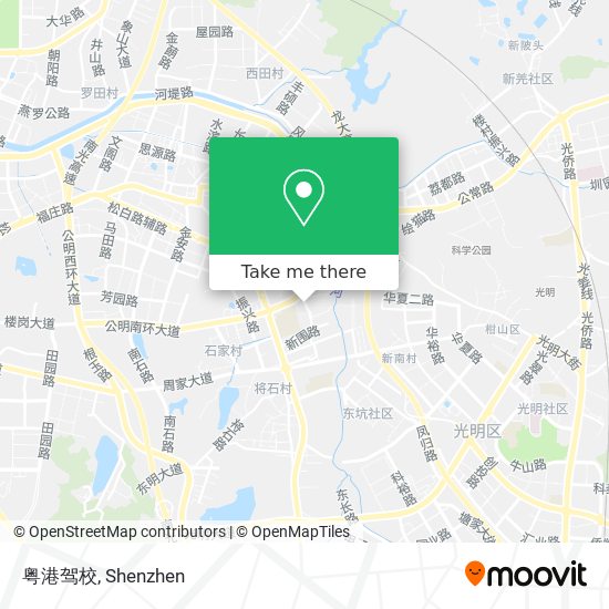 粤港驾校 map