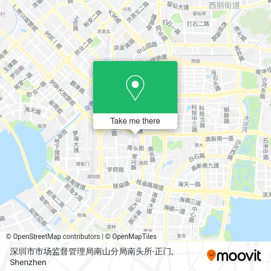 深圳市市场监督管理局南山分局南头所-正门 map