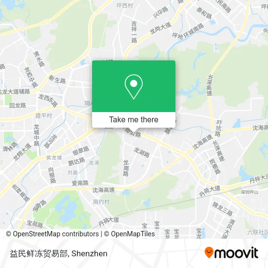 益民鲜冻贸易部 map