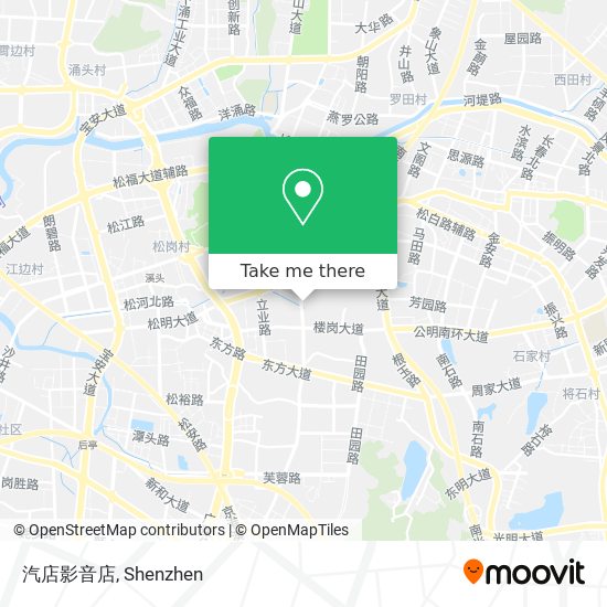 汽店影音店 map