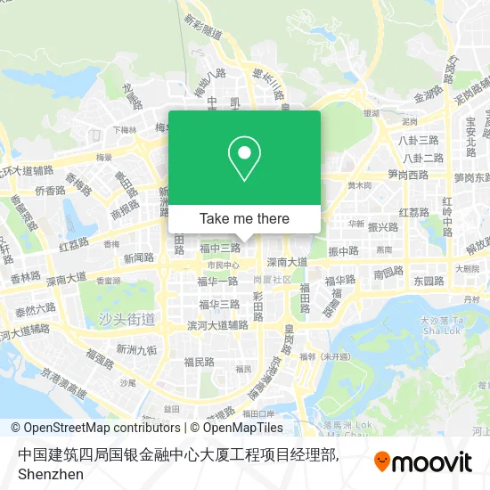 中国建筑四局国银金融中心大厦工程项目经理部 map
