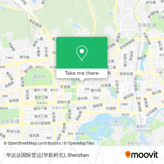 华运达国际货运(华新村北) map