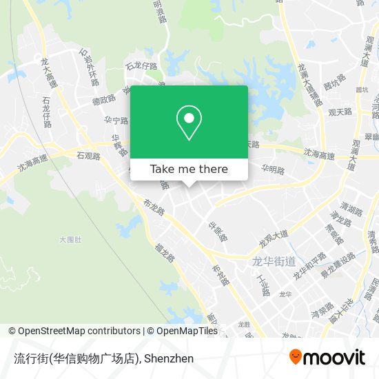 流行街(华信购物广场店) map