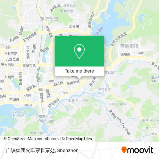 广铁集团火车票售票处 map