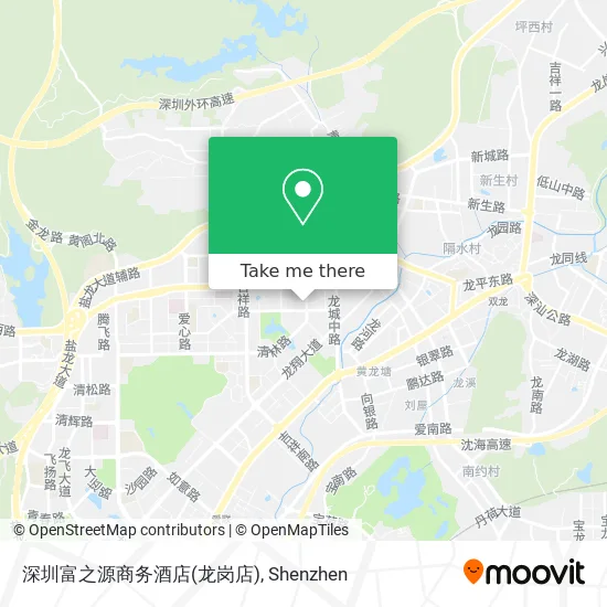 深圳富之源商务酒店(龙岗店) map