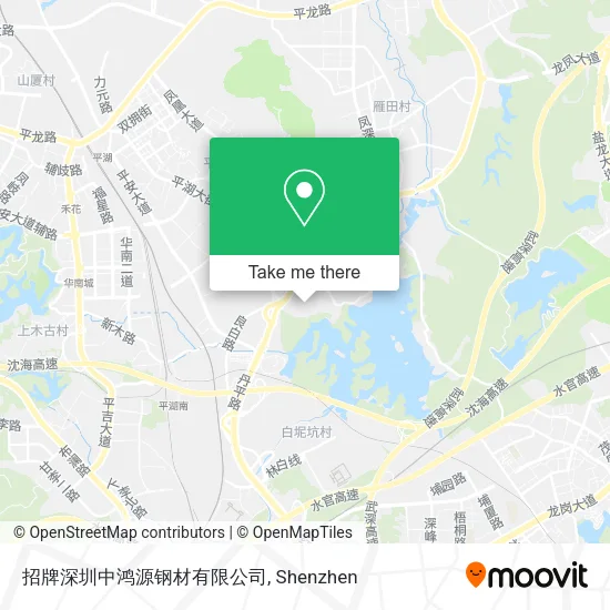 招牌深圳中鸿源钢材有限公司 map