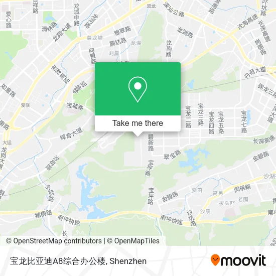 宝龙比亚迪A8综合办公楼 map