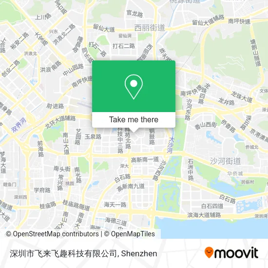 深圳市飞来飞趣科技有限公司 map