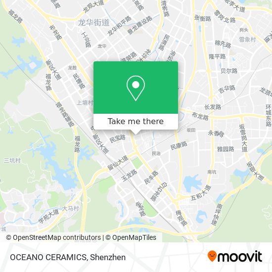 OCEANO CERAMICS map