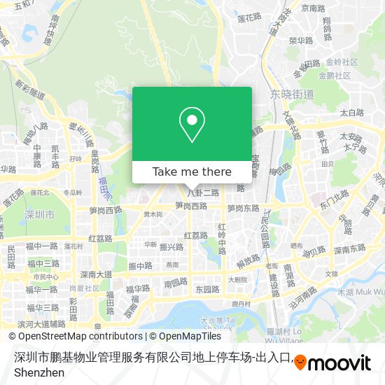 深圳市鹏基物业管理服务有限公司地上停车场-出入口 map