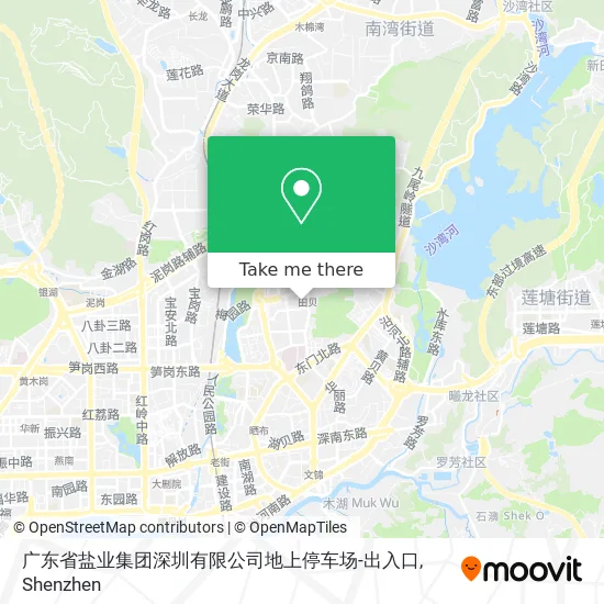 广东省盐业集团深圳有限公司地上停车场-出入口 map