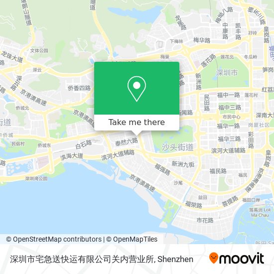 深圳市宅急送快运有限公司关内营业所 map