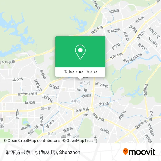 新东方果蔬1号(尚林店) map