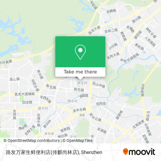 路发万家生鲜便利店(传麒尚林店) map