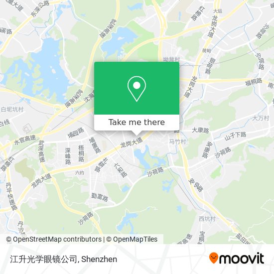 江升光学眼镜公司 map