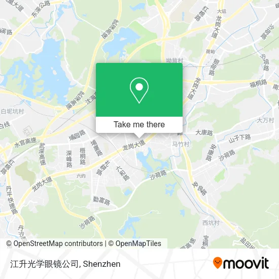 江升光学眼镜公司 map