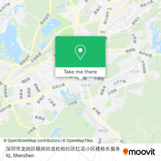 深圳市龙岗区横岗街道松柏社区红花小区楼栋长服务站 map