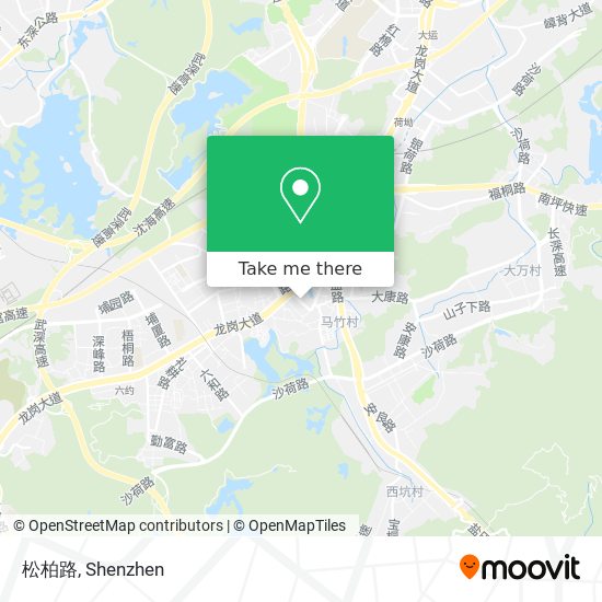松柏路 map