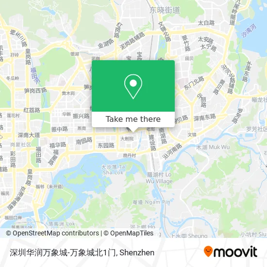 深圳华润万象城-万象城北1门 map