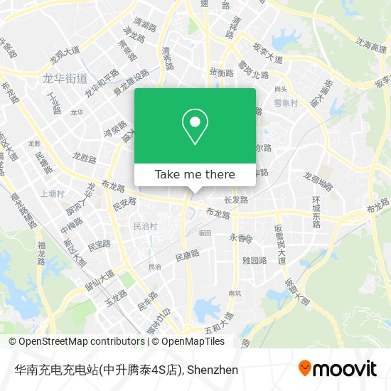 华南充电充电站(中升腾泰4S店) map