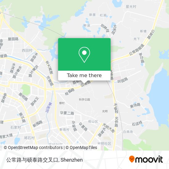 公常路与硕泰路交叉口 map