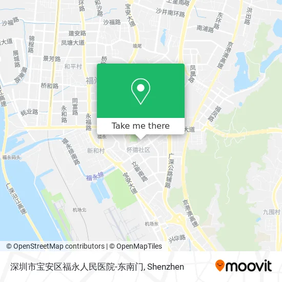 深圳市宝安区福永人民医院-东南门 map