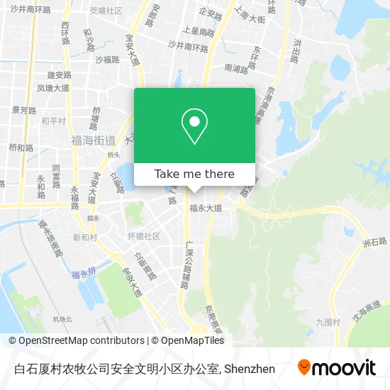 白石厦村农牧公司安全文明小区办公室 map