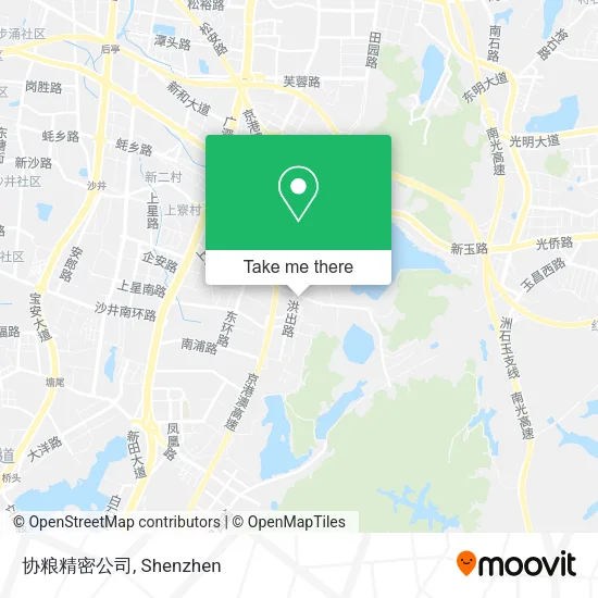 协粮精密公司 map