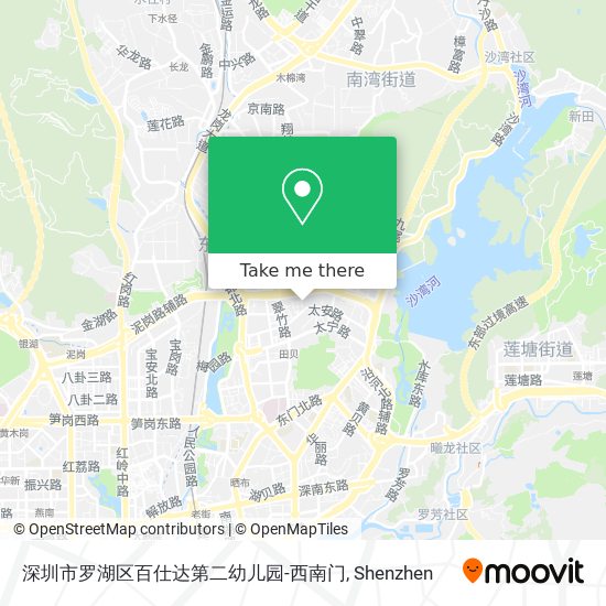 深圳市罗湖区百仕达第二幼儿园-西南门 map