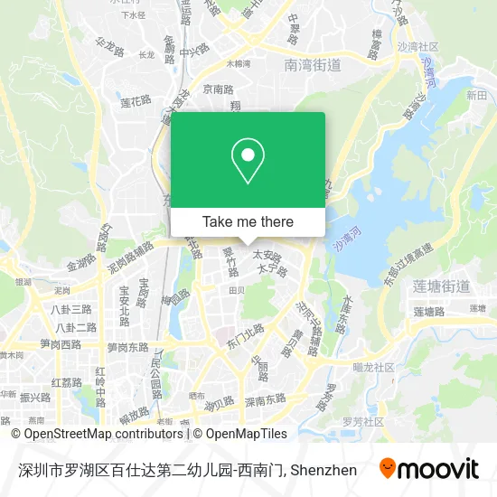 深圳市罗湖区百仕达第二幼儿园-西南门 map