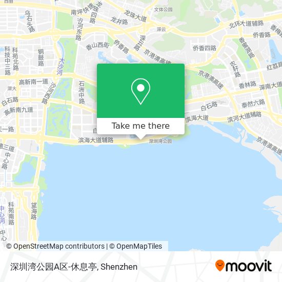 深圳湾公园A区-休息亭 map