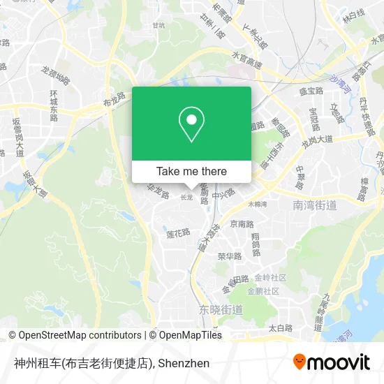 神州租车(布吉老街便捷店) map