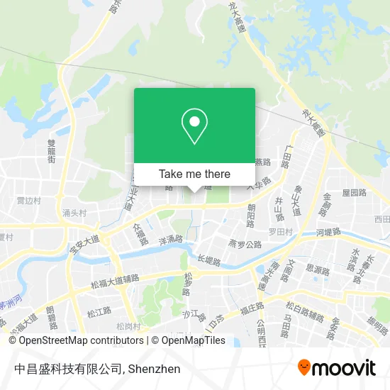 中昌盛科技有限公司 map