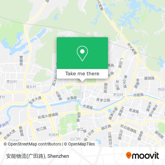 安能物流(广田路) map