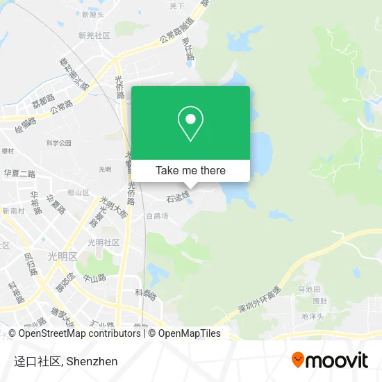 迳口社区 map