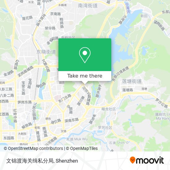 文锦渡海关缉私分局 map