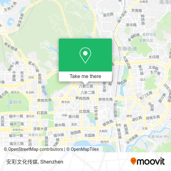 安彩文化传媒 map