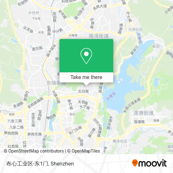 布心工业区-东1门 map