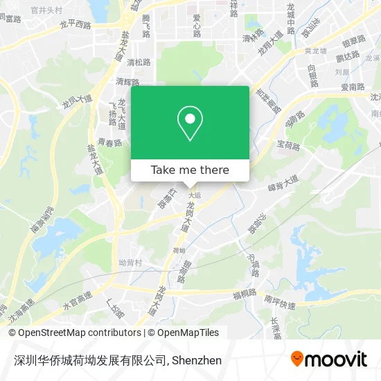 深圳华侨城荷坳发展有限公司 map