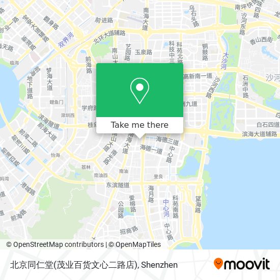 北京同仁堂(茂业百货文心二路店) map