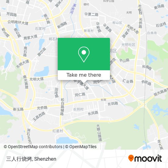 三人行烧烤 map