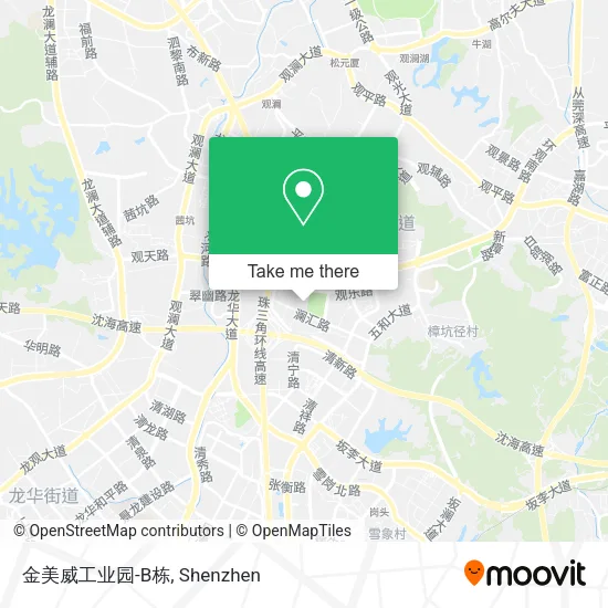 金美威工业园-B栋 map