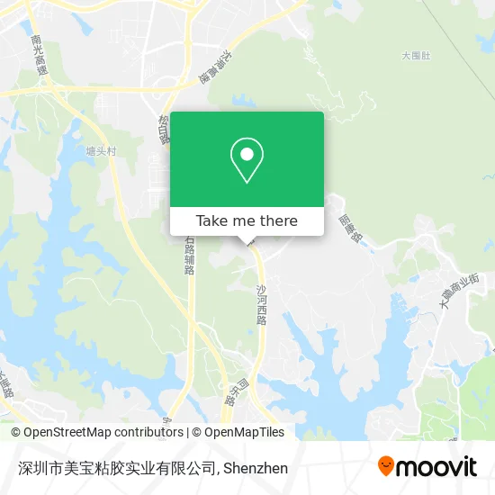 深圳市美宝粘胶实业有限公司 map