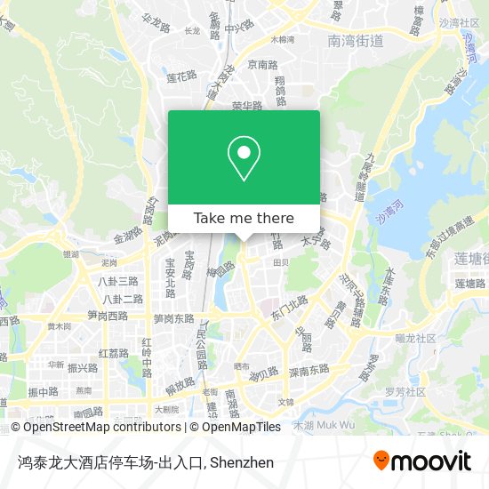鸿泰龙大酒店停车场-出入口 map