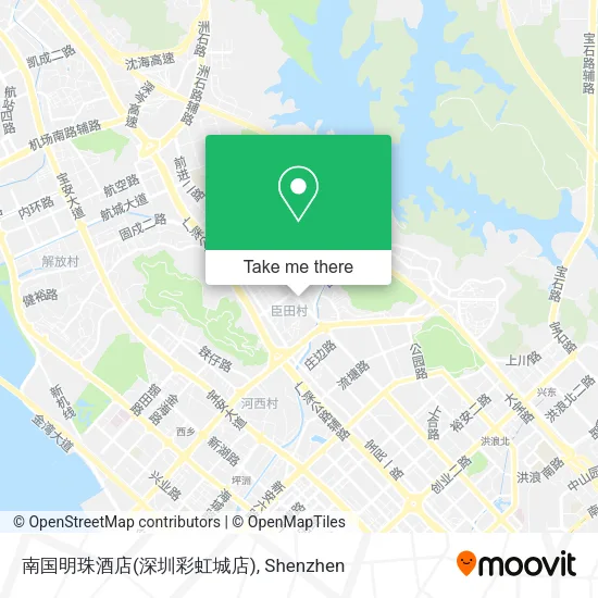 南国明珠酒店(深圳彩虹城店) map